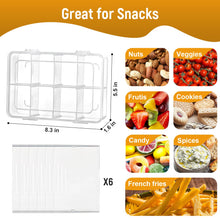 Load image into Gallery viewer, 2 Pack Divided Snack Box
